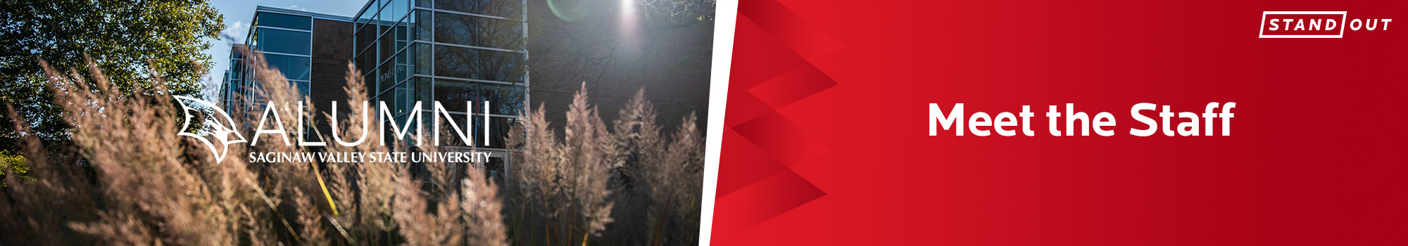 meet the staff banner: long